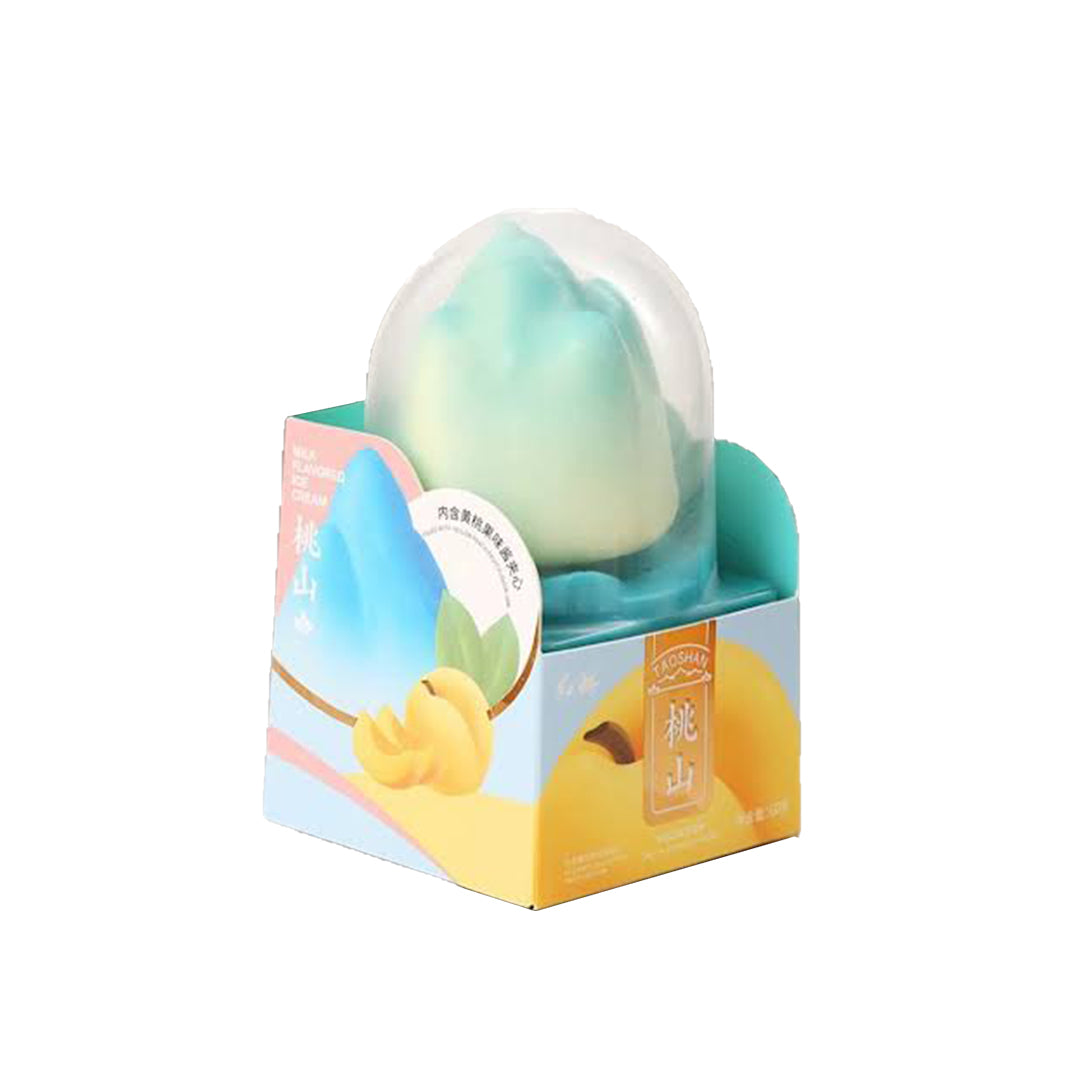 Peach Mountain Ice Cream With Jam 60g