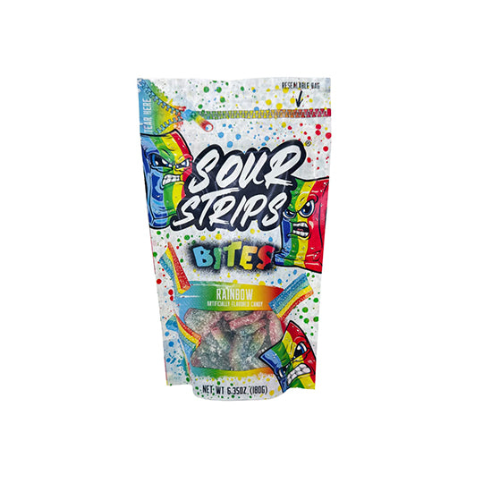 Sour Strip Bites Rainbow 180g