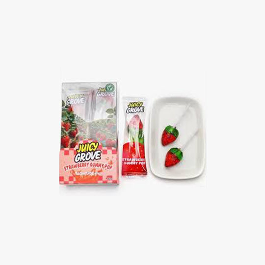 Juicy Grove Strawberry Gummy Pop