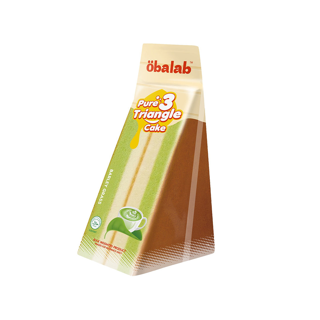 Triangle Barley Green Flv Cake 100g