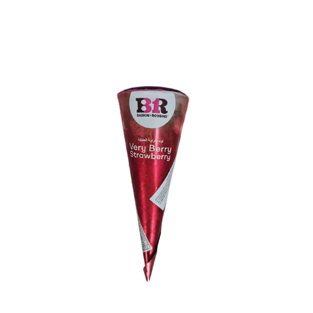 Baskin Robbins Verry Berry Strawberry Ice Cream Cone
