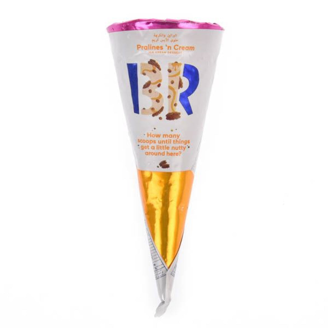 Br Praline & Cream Cone Ice Cream