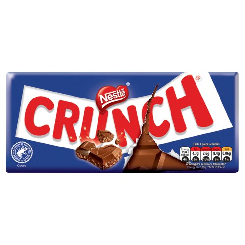 Nestle Crunch Milk Block 100g