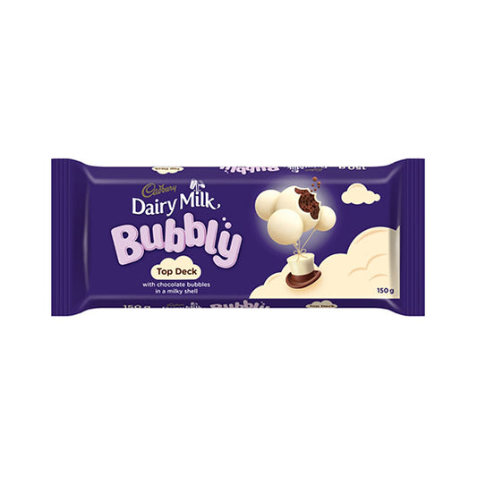 Cadbury Dairy Milk Bubbly Top Deck 87g South Africa