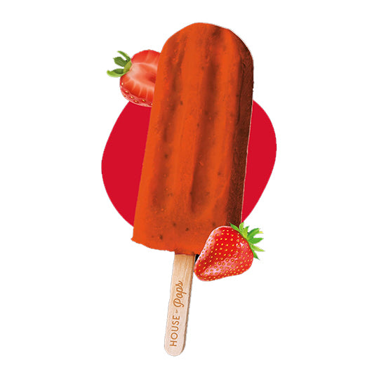 House Of Pops Super Strawberry Ice Cream 80ml