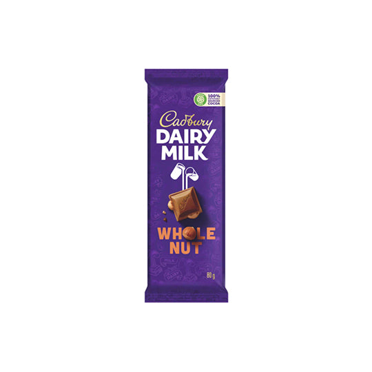 Cadbury Dairy Milk Whole Nut 80g South Africa