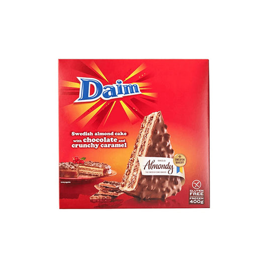 Daim Almond Cake With Chocolate & Crunchy Caramel 400g