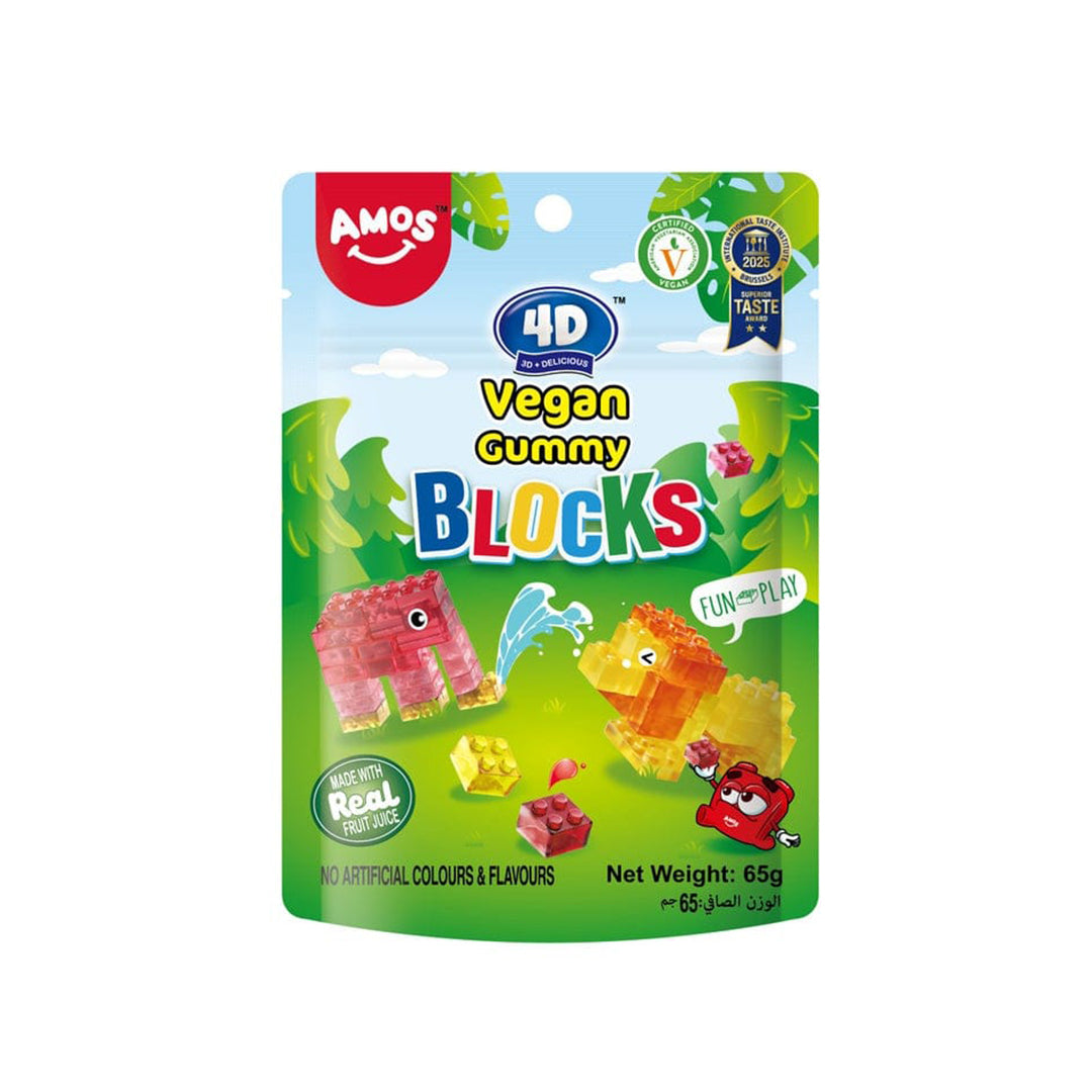 4D Vegan Gummy Blocks 65g