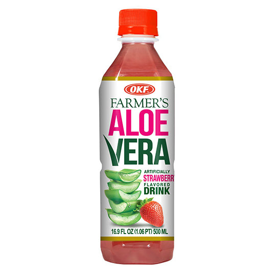 OKF Aloe Vera Strawberry Drink 500ml