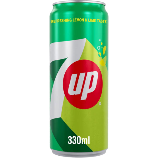 7up Can Lelon & Lime 330ml