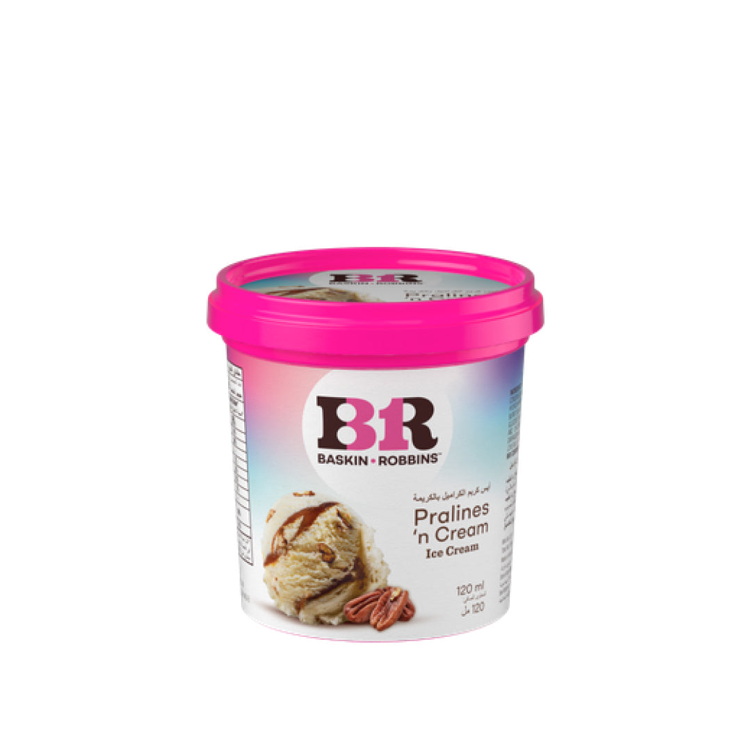 Br Pralines & Cream Ice Cream Cup 120 Ml