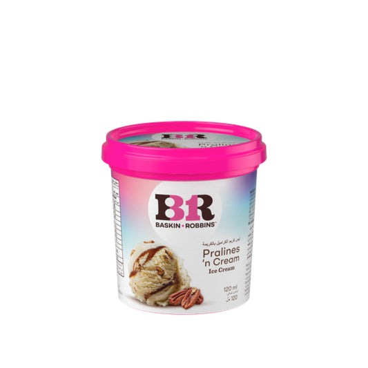 Br Pralines & Cream Ice Cream Cup 120 Ml
