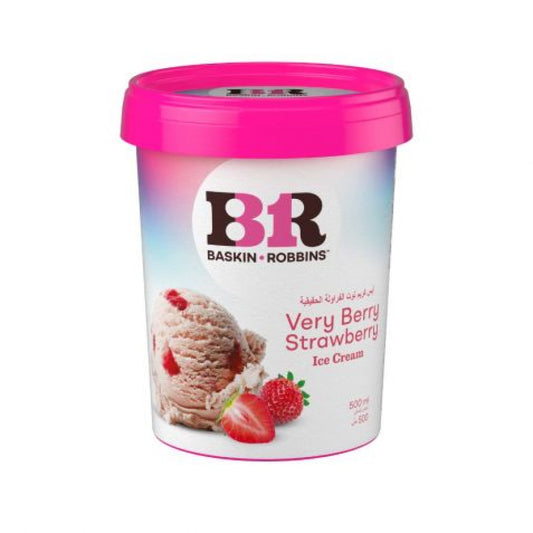 Br Verry Berry Strawberry Ice Cream Cup 500ml