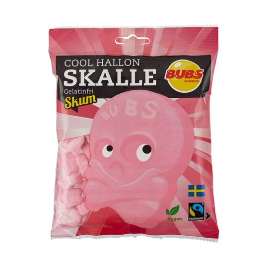 Bubs Cool Raspberry Skull