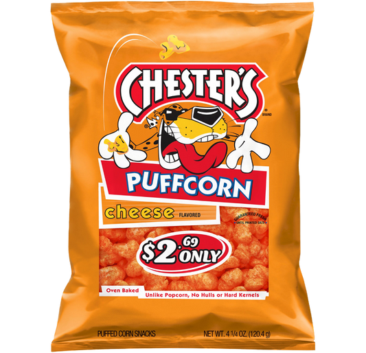 Chester Puffcorn Cheese 120.4g