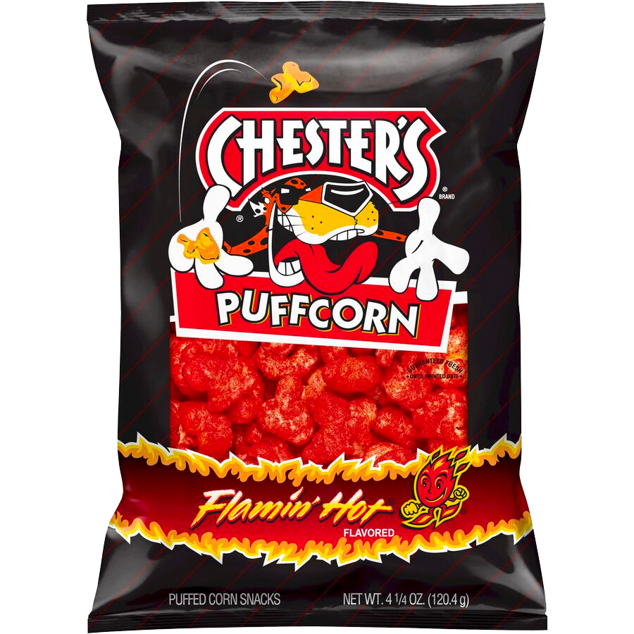 Chester Puffcorn Flamin Hot 120.4g