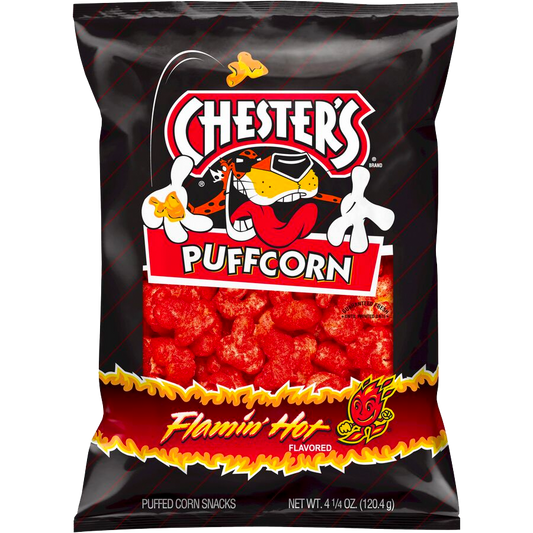 Chester Puffcorn Flamin Hot 120.4g