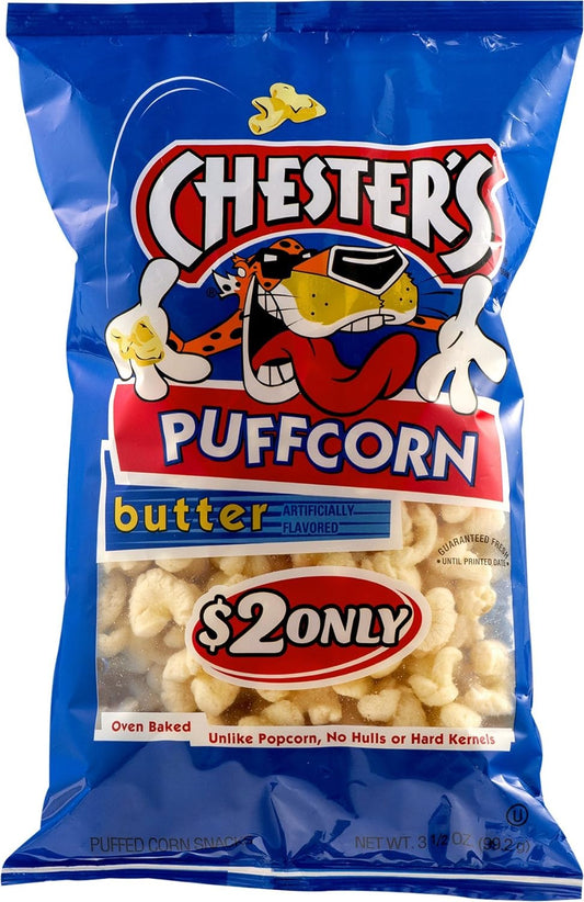 Chester Puffcorn butter Hot 120.4g