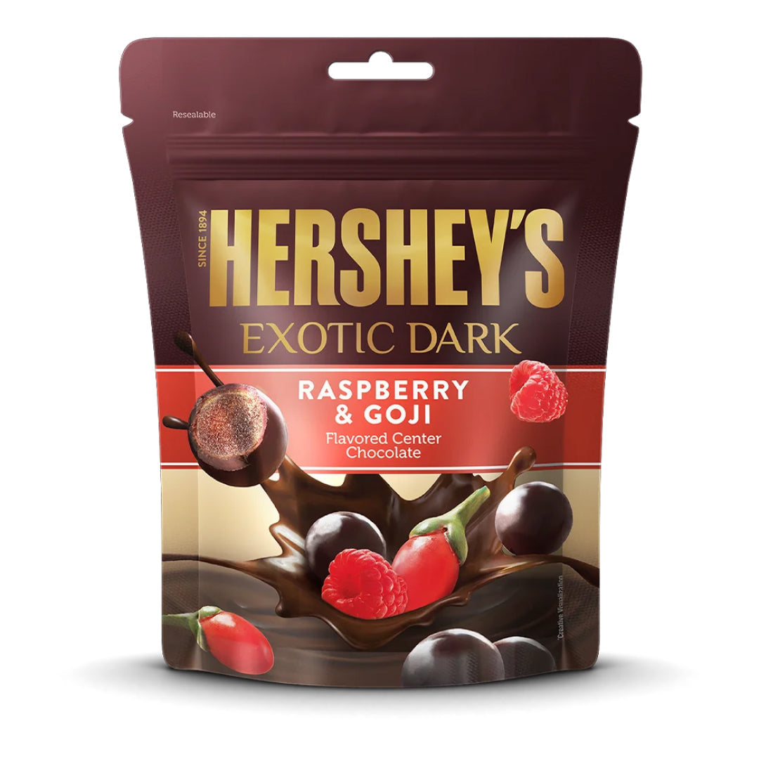 Hershey's Exotic Dark  Raspberry & Goji 100g