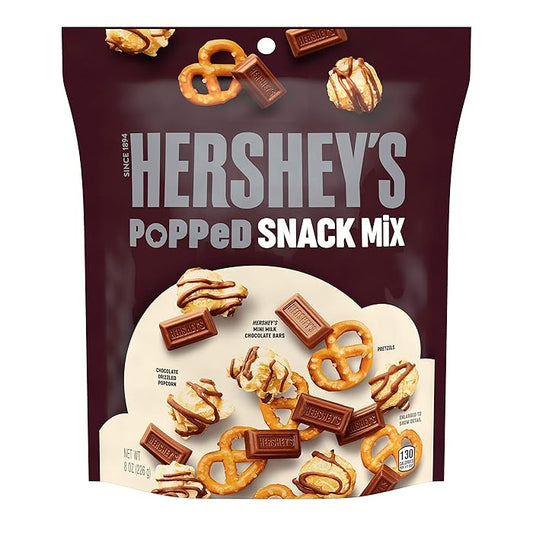 Hersheys Popped Snack Mix 226G