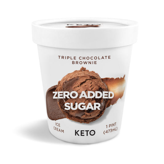 Keto Zero Added Sugar Triple Chocolate Brownie 473ml