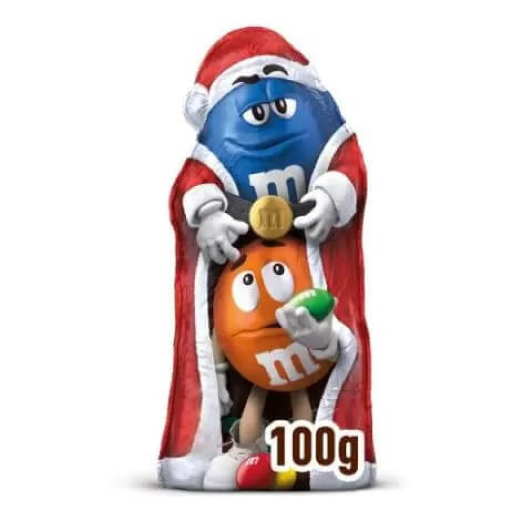 M&Ms Santa Shape