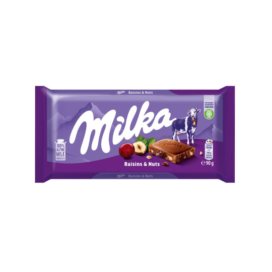 Milka Raisins & Nuts 90g