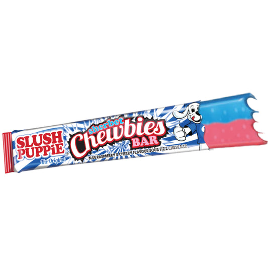 Slush Puppie Chew Bars Blue Rasp & Cherry