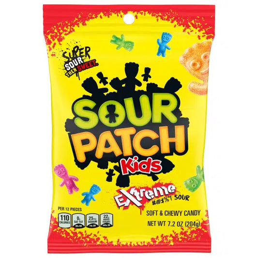 Sour patch kids extreme bag 204g