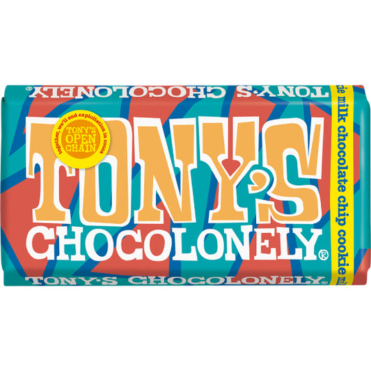 Tony's Chocolonely Milk Chocolate Chip Cookies 180g