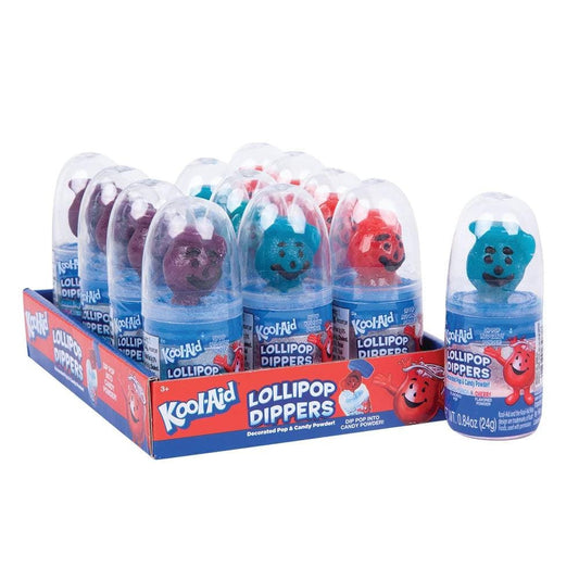 Kool-aid Lollipop Dippers Grape & Tropical Punch 24g