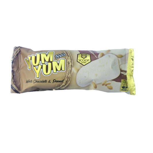 Yum Yum White Chocolate & Peanut Ice Cream